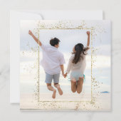 *~* Glitzer - Hochzeitwebsite AR6 Save the Date QR (Rückseite)