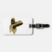 Glitzer-hoher Gepäckanhänger (Vorderseite horizontal)