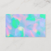 Glitzer Holo Tropfen Discount Vielen Dank Visitenkarte (Rückseite)