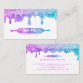 Glitzer Hologramm Kochen Backwaren Logo Visitenkarte (Vorne/Hinten)