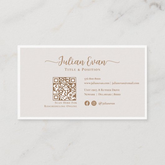 Glitzer Holographic Beautician Makeup Treuekarte (Rückseite)