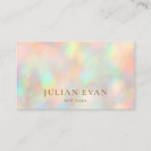 Glitzer Holographic Beautician Makeup Visitenkarte (Vorderseite)