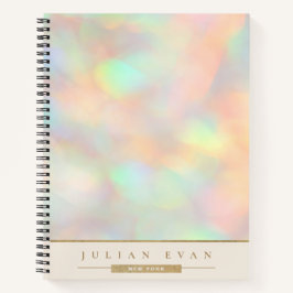 Glitzer Holographic Gold Detail Spiral Notizblock