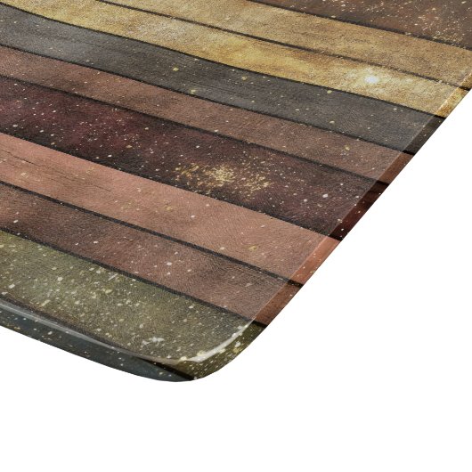 Glitzer-Holzpappmuster Schneidebrett (Ecke)