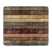 Glitzer-Holzpappmuster Schneidebrett (Vorderseite)