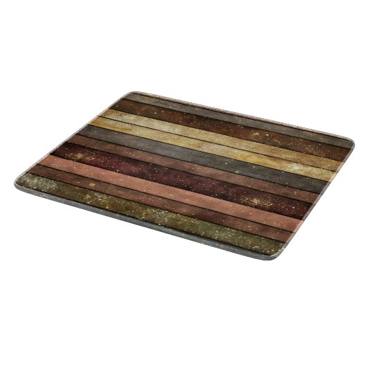 Glitzer-Holzpappmuster Schneidebrett (Ecke)