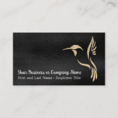 Glitzer Hummingbird Visitenkarte (Vorderseite)