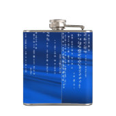 Glitzer Imitate Foil Confetti Look Trauzeugin Flachmann (Rückseite)