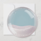 Glitzer in Aquarellfarbe im Brautparty Liebe Einladung (Rückseite)