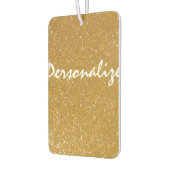 Glitzer in Goldform Autolufterfrischer (Links)