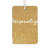 Glitzer in Goldform Autolufterfrischer (Rückseite)
