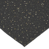 Glitzer in Goldtönen und Glitzern in Schwarz Kurzer Tischläufer (Ecke)