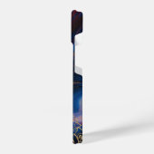 Glitzer Indische Hand gezeichnet Ornamentik Mit Mo iPhone Hülle (Linke Seite)