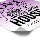 Glitzer-Inspiration-Zitat-Poster Poster (Ecke)