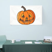 Glitzer Jack O'Lantern Banner (Messeveranstaltung)