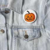 Glitzer Jack O'Lantern Button (Beispiel)
