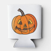 Glitzer Jack O'Lantern Dosenkühler (Rückseite)