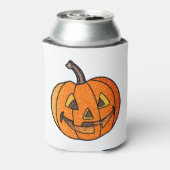 Glitzer Jack O'Lantern Dosenkühler (Kanne Rückseite)
