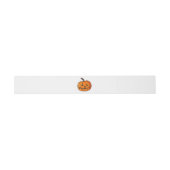 Glitzer Jack O'Lantern Einladungsbanderole (Flach)