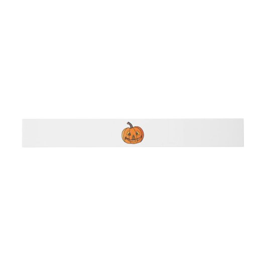 Glitzer Jack O'Lantern Einladungsbanderole (Flach)