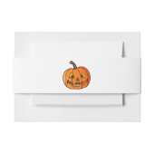 Glitzer Jack O'Lantern Einladungsbanderole (Vorderseite Beispiel)