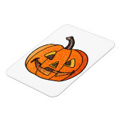 Glitzer Jack O'Lantern Magnet (Linke Seite)