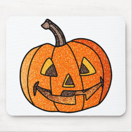 Glitzer Jack O'Lantern Mousepad