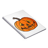 Glitzer Jack O'Lantern Notizblock (Rechte Seite)
