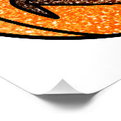 Glitzer Jack O'Lantern Poster (Ecke)