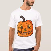 Glitzer Jack O'Lantern T-Shirt (Vorderseite)