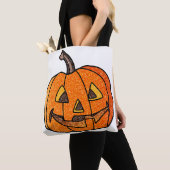Glitzer Jack O'Lantern Tasche (Von Nahem)