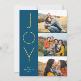 Glitzer JOY 3 Stacks Pix Feiertagskarte