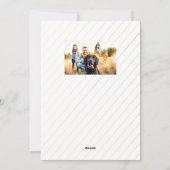 Glitzer JOY 3 Stacks Pix Feiertagskarte (Rückseite)