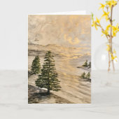 Glitzer Karte (Gelbe Blume)