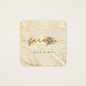 Glitzer-Karte für das Geschenk des Goldenen Fohlen (Vorderseite)