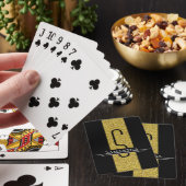 Glitzer-Karten für das Goldene Monogramm Spielkarten (In Situ)