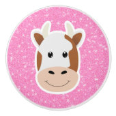 Glitzer Keramikknauf (Vorderseite)