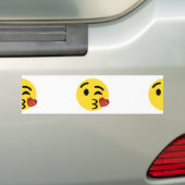 Glitzer kiss emoji autoaufkleber (Auf Auto)