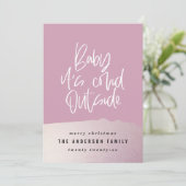 Glitzer Klasse Baby seine kuschelig außerhalb Weih (Stehend Vorderseite)