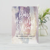 Glitzer Klasse Baby seine kuschelig außerhalb Weih (Stehend Vorderseite)