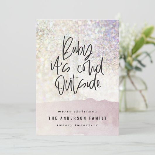 Glitzer Klasse Baby seine kuschelig außerhalb Weih (Stehend Vorderseite)