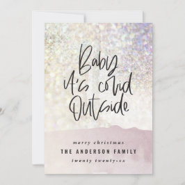 Glitzer Klasse Baby seine kuschelig außerhalb Weih