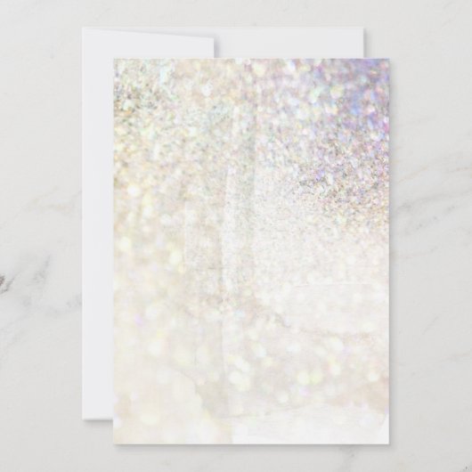 Glitzer Klasse Baby seine kuschelig außerhalb Weih (Rückseite)