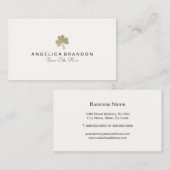 Glitzer-Kleeblatt-Geschäfts-Karte Visitenkarte (Vorne/Hinten)