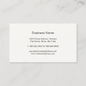 Glitzer-Kleeblatt-Geschäfts-Karte Visitenkarte (Rückseite)