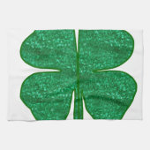 Glitzer Kleeblatt Handtuch (Horizontal)