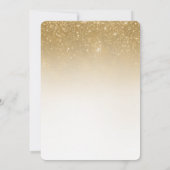 Glitzer Konfetti 60. Hochzeitstag Einladung (Rückseite)