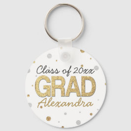 Glitzer-Konfetti-Graduierungspartei für Gold Foil Schlüsselanhänger