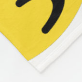 Glitzer küsst Emoji-Decke Fleecedecke (Ecke)