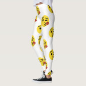 Glitzer küsst Emoji-Leggings Leggings (Links)